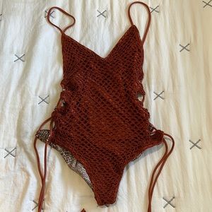 Small crochet acacia one piece